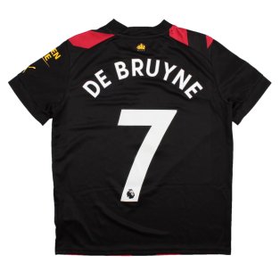 Manchester City 2022-23 Away Shirt (11-12y) De Bruyne #7 (Very Good)