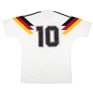Germany 1988-1990 Home Shirt (M) #10 (Very Good)
