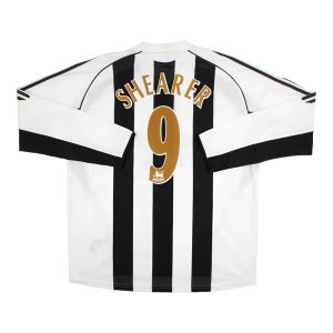 Newcastle United 2005-07 Long Sleeve Home Shirt (XL) Shearer #9 (Excellent)