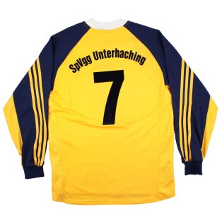 Unterhaching 1999-2000 GK Home Long Sleeve Shirt (#7) (L) (Excellent)