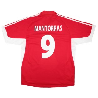 Benfica 2001-02 Home Shirt (M) Mantorras #9 (Very Good)