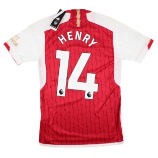 2023-2024 Arsenal Home Shirt (S) Henry #14 (Excellent)