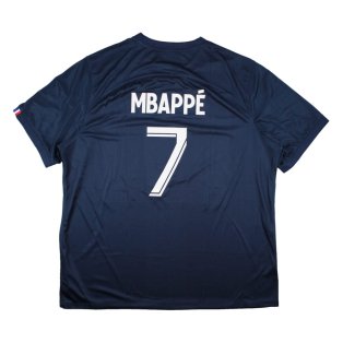PSG 2022-23 Home Shirt (Sponsorless) (XXL) Mbappe #7 (BNWT)