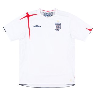 England 2005-2007 Home Shirt (M) (Excellent)