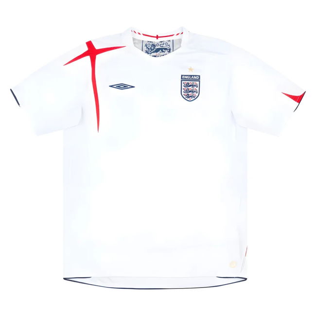 England 2005-07 Home Shirt (XXL) (Very Good)