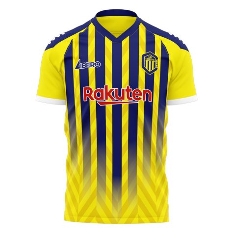 2025-2026 Rosario Central Home Concept Shirt (Libero) Adult Short Sleeve