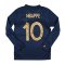 France 2022-2023 Home Long Sleeved Shirt - Kids (Mbappe 10) (MB) (Fair)