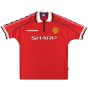 Manchester United 1998-00 Home Shirt (XXL) (Excellent)