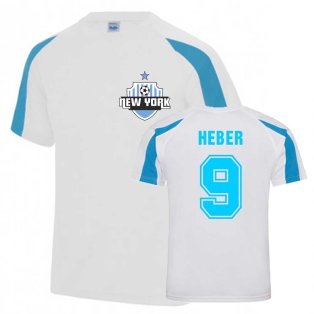 Heber New York City Sports Training Jersey (White)