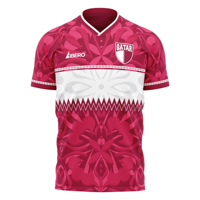 Qatar 2026-2027 Concept Home Kit (Libero) Kids Short Sleeve