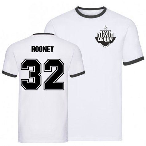 Wayne Rooney Derby Ringer Tee (white)