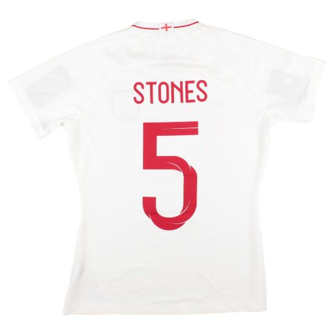 England 2018-19 Home Shirt (Womens M) Stones #5 (Excellent)