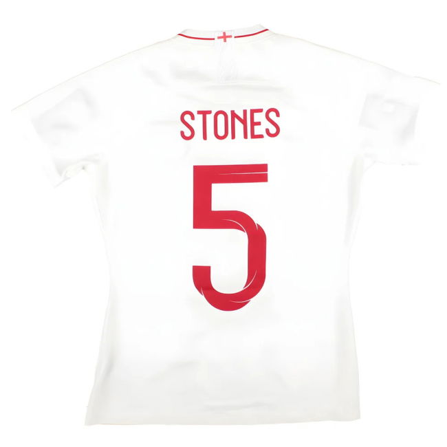 England 2018-19 Home Shirt (Womens M) Stones #5 (Excellent)