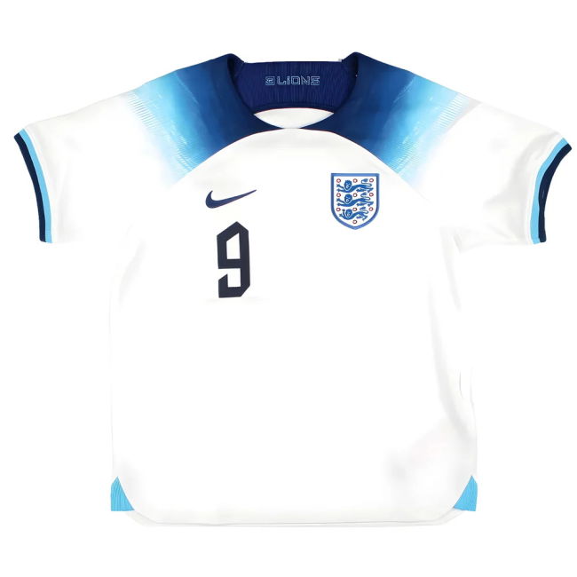 England 2022-2023 Home Shirt (Kids) (LB) #9 (Excellent)