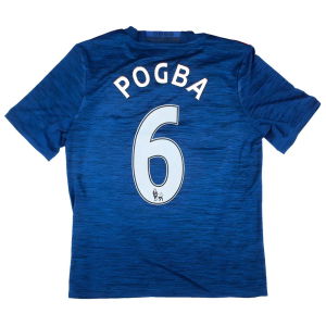 Manchester United 2016-17 Away Shirt (XLB) Pogba #6 (Very Good)