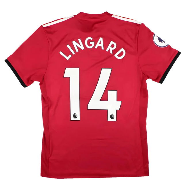 Manchester United 2017-18 Home Shirt (S) Lingard #14 (Excellent)