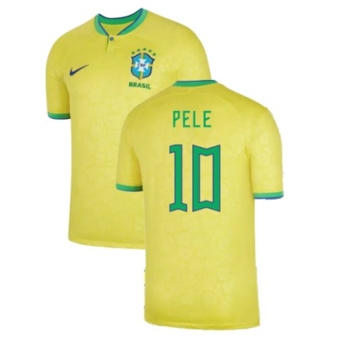 Brazil 2022-23 Home Shirt (XL) Pele #10 (Excellent)