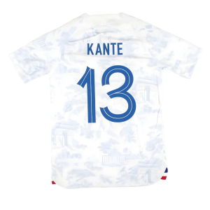 France 2022-23 Away Shirt (Medium Boys) Kante #13 (Mint)