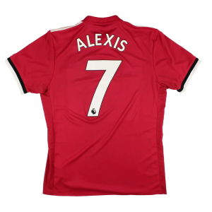 Manchester United 2017-18 Home Shirt (M) Alexis #7 (Good)