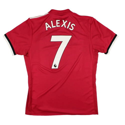 Manchester United 2017-18 Home Shirt (M) Alexis #7 (Good)