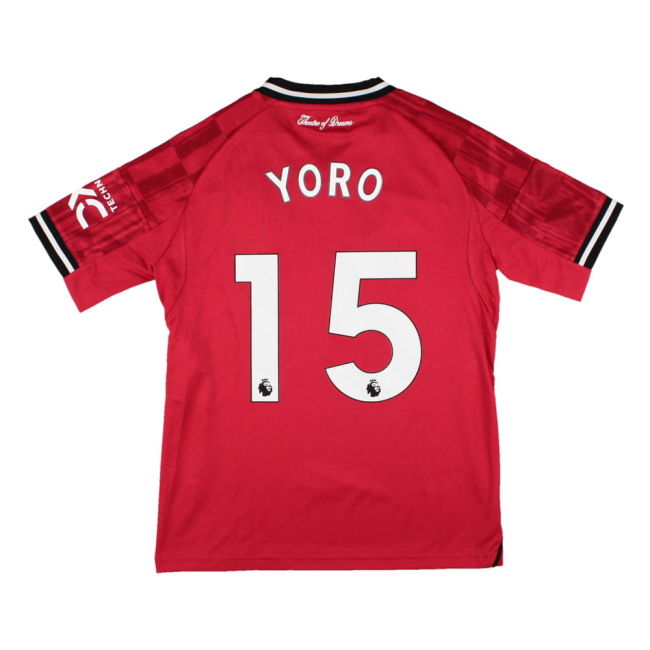 Manchester United 2025-26 Home Shirt (11-12y) Yoro #15 (BNWT)