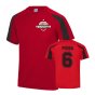 Paul Pogba Manchester United Sports Training Jersey (Red)