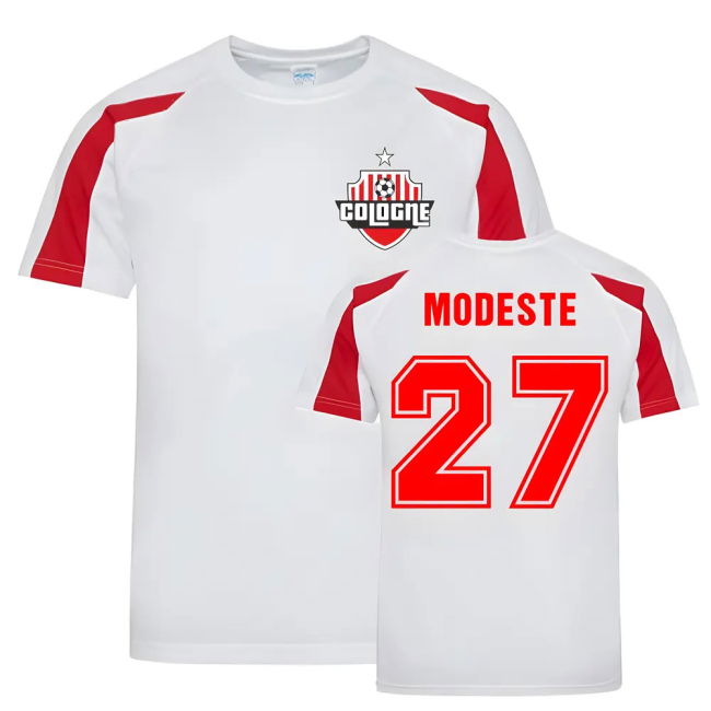 Anthony Modeste Cologne Sports Training Jersey (White)