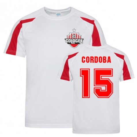Jhon Cordoba Cologne Sports Training Jersey (White)
