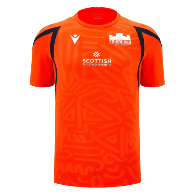 2026-2027 Edinburgh Rugby Poly Training Shirt (Orange)