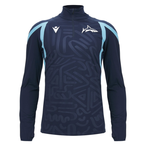 2026-2027 Sale Sharks Quarter Zip Training Top (Navy)
