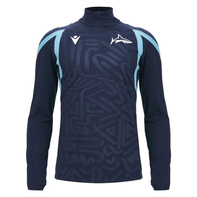 2026-2027 Sale Sharks Quarter Zip Training Top (Navy)