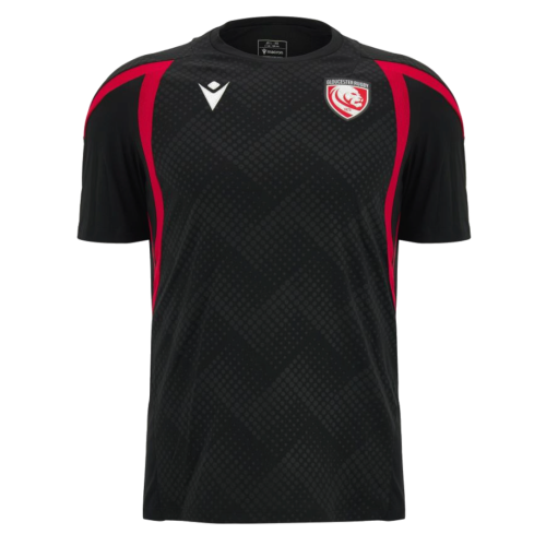 2026-2027 Gloucester Rugby Poly Training Shirt (Black)