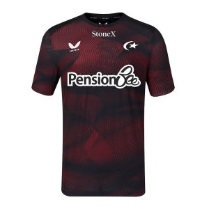 2026-2027 Saracens Rugby Pre-Match Shirt (Black)