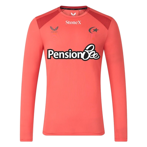 2026-2027 Saracens Rugby Long Sleeve Training Shirt (Rose)
