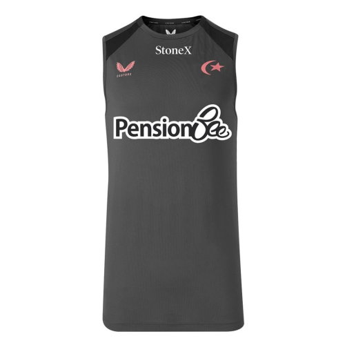 2026-2027 Saracens Rugby Training Vest (Gunmetal)