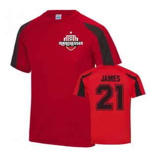 Daniel James Manchester United Sports Training Jersey (Red)