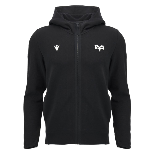 2026-2027 Ospreys Rugby Travel Full Zip Hoodie (Black)