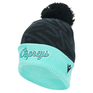 2026-2027 Ospreys Rugby Pom-Pom Beanie (Black)