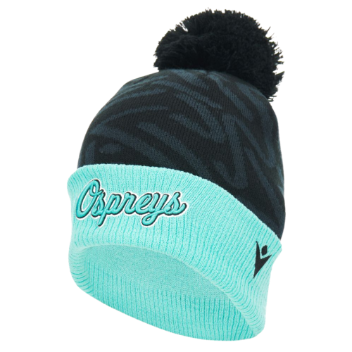 2026-2027 Ospreys Rugby Pom-Pom Beanie (Black)