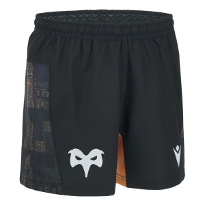2026-2027 Ospreys Rugby Home Shorts (Black) - Kids