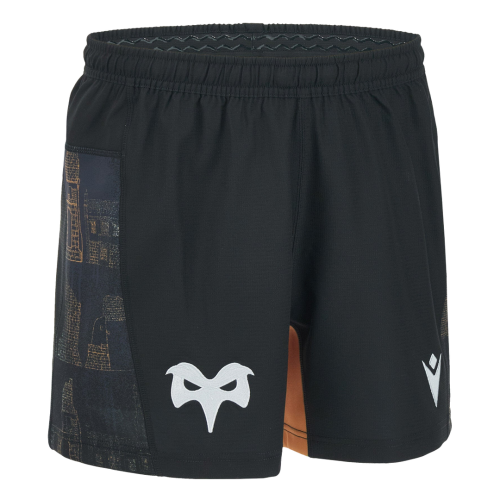 2026-2027 Ospreys Rugby Home Shorts (Black) - Kids