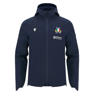 2026-2027 Italy Rugby Staff Rain Jacket (Navy)