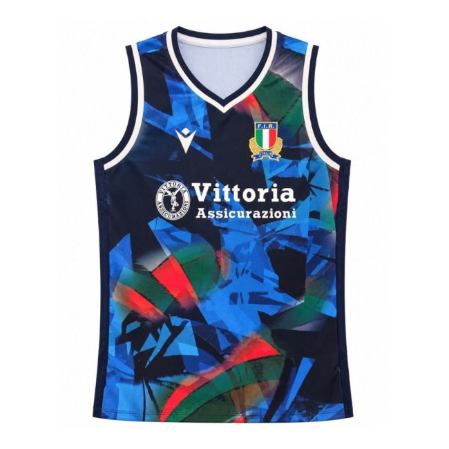 2026-2027 Italy Rugby Training Singlet (Navy)