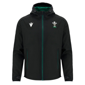 2026-2027 Wales WRU Travel Softshell Jacket (Black) - Kids