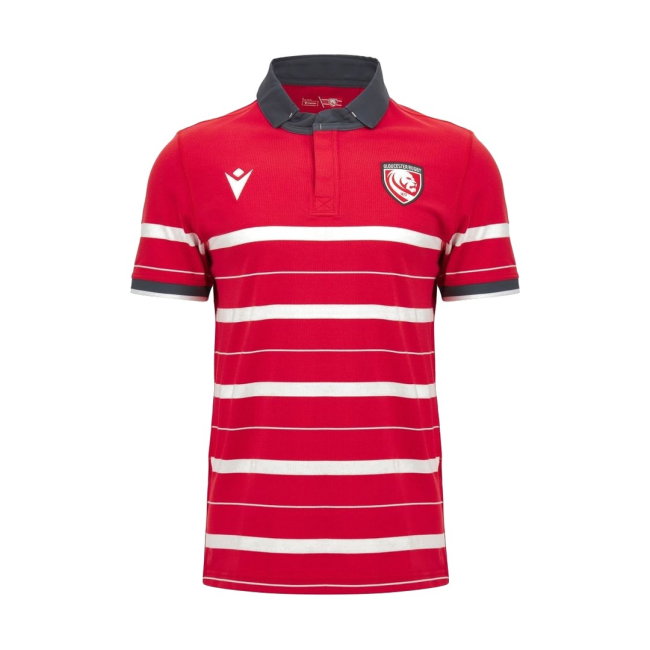 2026-2027 Gloucester Rugby Short Sleeve Cotton Replica Home Shirt