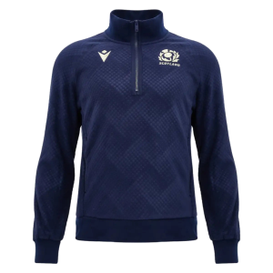 2026-2027 Scotland Rugby Quarter Zip Fleece Top (Navy)
