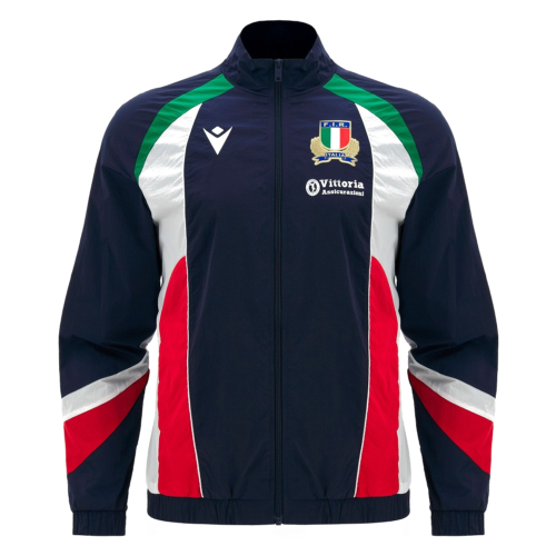 2026-2027 Italy Rugby Anthem Jacket (Navy)