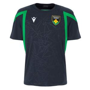 2026-2027 Northampton Saints Poly Training Shirt (Black)