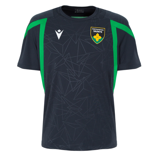 2026-2027 Northampton Saints Poly Training Shirt (Black)