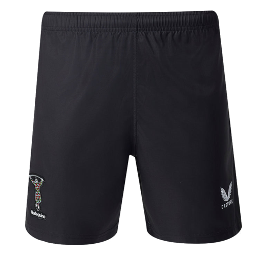 2026-2027 Harlequins Home Shorts (Black)